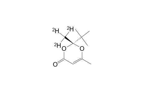 2-TERT.-BUTYL-6-METHYL-2-(METHYL-D3)-1,3-DIOX-5-IN-4-ONE