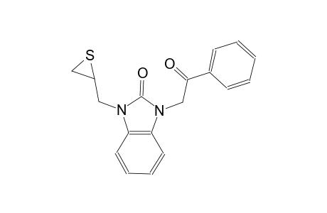 1-(2-oxo-2-phenylethyl)-3-(2-thiiranylmethyl)-1,3-dihydro-2H-benzimidazol-2-one