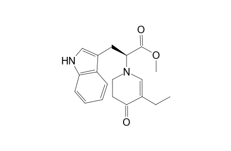 N-((S)-1-Carboxymethyl-2-[indol-3-yl]ethyl)-3-ethyl-4-oxo-2,3-didehydropiperidine