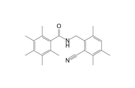 N-(6'-cyano-2',4',5'-trimethylbenzyl)-2,3,4,5,6-pentamethylbenzamide