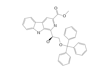 METHYL-(S)-1-[1-HYDROXY-2-(TRITYLOXY)-ETHYL]-9H-PYRIDO-[3,4-B]-INDOLE-3-CARBOXYLATE