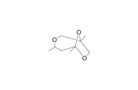 1,4,6-Trimethyl-3,7,9-trioxabicyclo[4.2.1]nonane