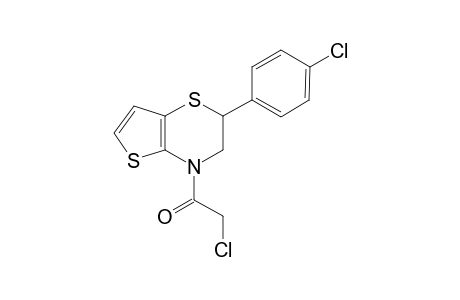 2-(4'-Chlorophenyl)-4-chloroacetyl-3,4-dihydro-2H-thieno[3,2-b][1,4]thiazine
