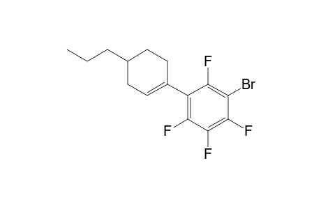 1-Bromo-2,3,4,6-tetrafluoro-5-(4-propylcyclohex-1-enyl)benzene