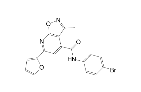 isoxazolo[5,4-b]pyridine-4-carboxamide, N-(4-bromophenyl)-6-(2-furanyl)-3-methyl-