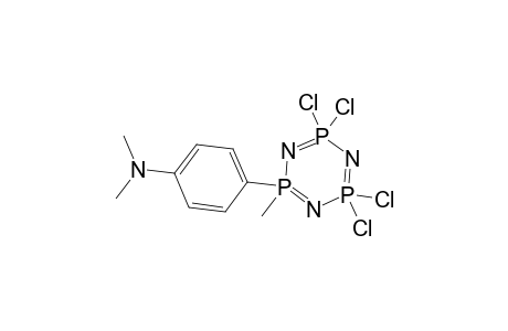1-Methyl-1-(p-N,N-dimethylaminophenyl)tetrachlorocyclotriphosphazene