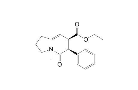 (3S,4R)-4-Ethoxycarbonyl-1-methyl-3-phenyl-2(6H)-azoninone