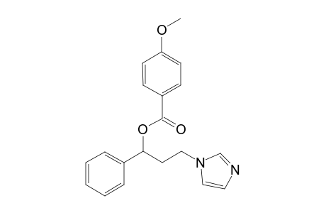 3-(1H-Imidazol-1-yl)-1-phenylpropyl-4-methoxybenzoate