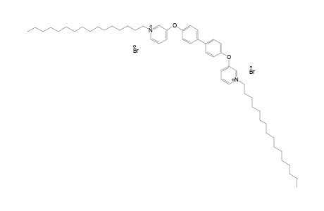 3,3'-[biphenyl-4,4'-diylbis(oxy)]bis(1-hexadecylpyridinium) dibromide