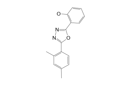 2-(2-HYDROXYPHENYL)-5-(2,4-DIMETHYLPHENYL)-1,3,4-OXADIAZOLE