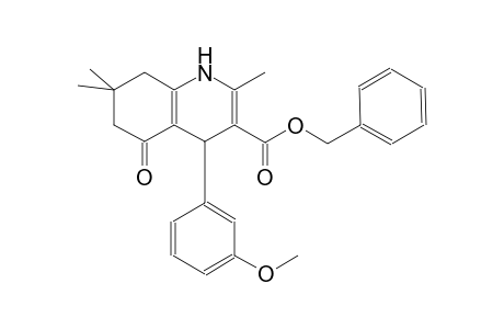 benzyl 4-(3-methoxyphenyl)-2,7,7-trimethyl-5-oxo-1,4,5,6,7,8-hexahydro-3-quinolinecarboxylate