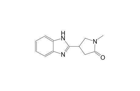 4-(1H-benzimidazol-2-yl)-1-methyl-2-pyrrolidinone