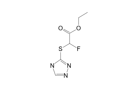 ethyl 2-fluoro-2-(2H-1,2,4-triazol-3-ylsulfanyl)acetate