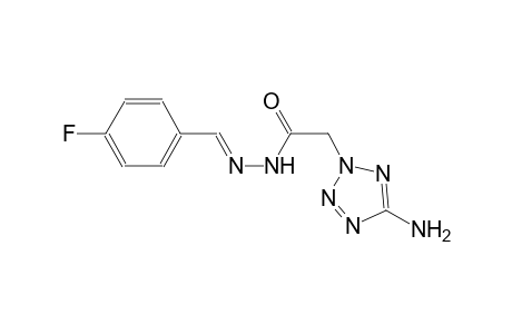 2-(5-amino-2H-tetraazol-2-yl)-N'-[(E)-(4-fluorophenyl)methylidene]acetohydrazide
