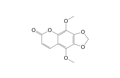 ARTEMICAPIN-A;5,8-DIMETHOXY-6,7-METHYLENEDIOXYCOUMARIN