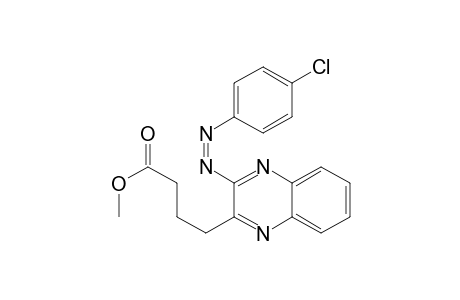 Methyl 4-[3-(4-chlorophenyl)azoquinoxalin-2-yl]butanoate