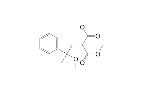 Methyl 2-(methoxycarbonyl)-4-methoxy-4-phenylpentanoate
