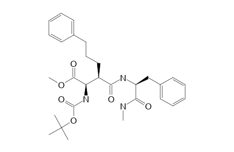 N-METHYL-(R)-2-[(R)-2-(METHYLOXY)-1-(TERT.-BUTOXYCARBONYLAMINO)-2-OXO-ETHYL]-5-PHENYLPENTANOYL-(S)-PHENYLALANINEAMIDE