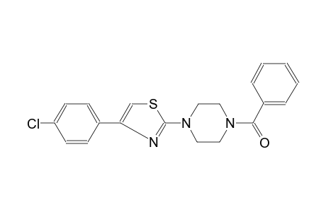 1-benzoyl-4-[4-(4-chlorophenyl)-1,3-thiazol-2-yl]piperazine