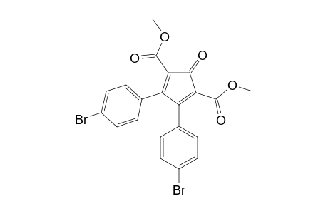 2,5-BIS-(METHOXYCARBONYL)-3,4-DI-(4-BROMOPHENYL)-CYCLOPENTADIENONE