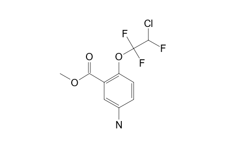 3-AMINO-6-(2-CHLORO-1,1,2-TRIFLUOROETHYL)-BENZOIC-ACID-METHYLESTER
