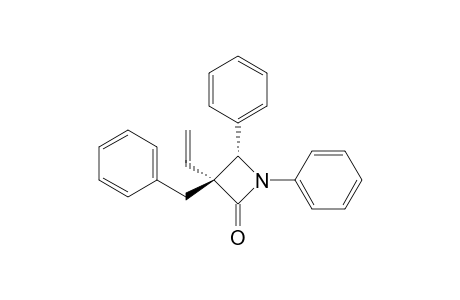 cis-3-Benzyl-1,4-diphenyl-3-vinylazetidin-2-one