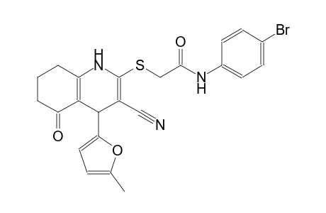 acetamide, N-(4-bromophenyl)-2-[[3-cyano-1,4,5,6,7,8-hexahydro-4-(5-methyl-2-furanyl)-5-oxo-2-quinolinyl]thio]-