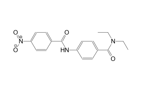 N-{4-[(diethylamino)carbonyl]phenyl}-4-nitrobenzamide