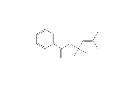 Benzene, (3,3,5-trimethyl-1-methylene-4-hexenyl)-