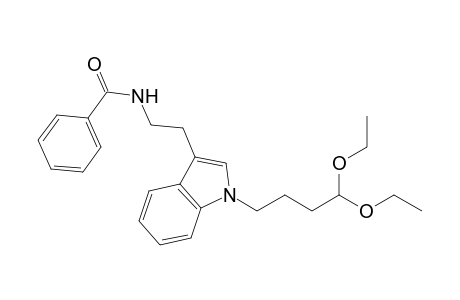 N-[2-[1-(4,4-Diethoxybutyl)-1H-indol-3-yl]ethyl]benzamide