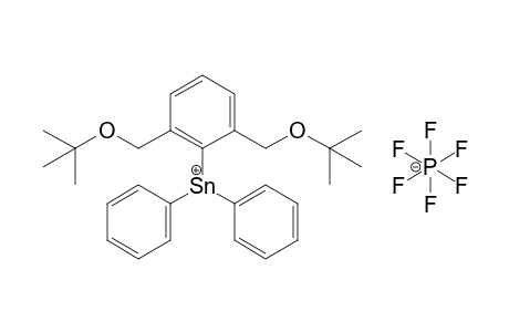 [2,6-Bis(t-butoxymethyl)phenyl]diphenyltin hexafluorophosphate
