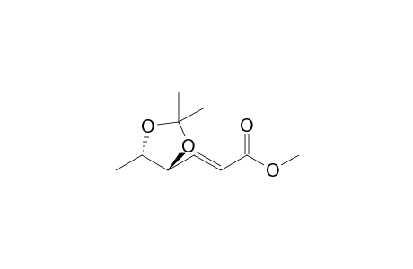 Methyl (4R,5S)-4,5-isopropylidenedioxyhex-2E-enoate