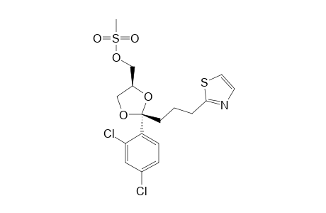 cis-[2-(2,4-DICHLOROPHENYL)-2-[3-(2-THIAZOLYL)-PROPYL]-4-(METHANE-SULFONYLOXY-METHYL)]-1,3-DIOXOLANE