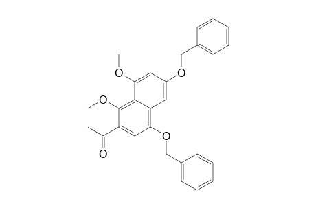 Ethanone, 1-[1,8-dimethoxy-4,6-bis(phenylmethoxy)-2-naphthalenyl]-
