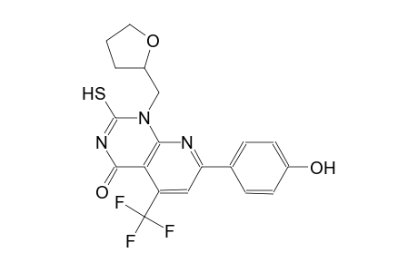 pyrido[2,3-d]pyrimidin-4(1H)-one, 7-(4-hydroxyphenyl)-2-mercapto-1-[(tetrahydro-2-furanyl)methyl]-5-(trifluoromethyl)-