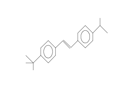 Benzene, 1-(1,1-dimethylethyl)-4-[2-[4-(1-methylethyl)phenyl]ethenyl]-