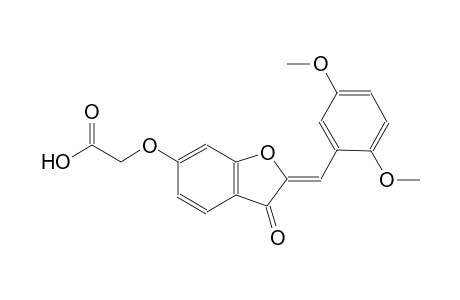 acetic acid, [[(2Z)-2-[(2,5-dimethoxyphenyl)methylene]-2,3-dihydro-3-oxobenzofuranyl]oxy]-