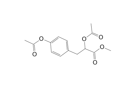 Methyl 2-(acetyloxy)-3-[4-(acetyloxy)phenyl]propanoate