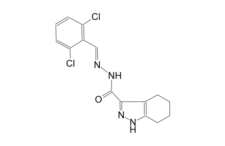 1H-indazole-3-carboxylic acid, 4,5,6,7-tetrahydro-, 2-[(E)-(2,6-dichlorophenyl)methylidene]hydrazide