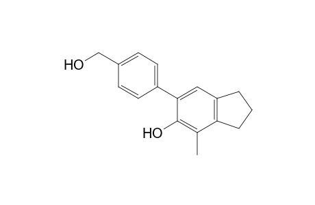 6-(4-(hydroxymethyl)phenyl)-4-methyl-5-indanol