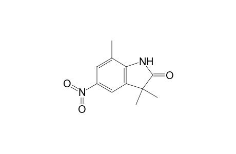 3,3,7-trimethyl-5-nitro-1H-indol-2-one
