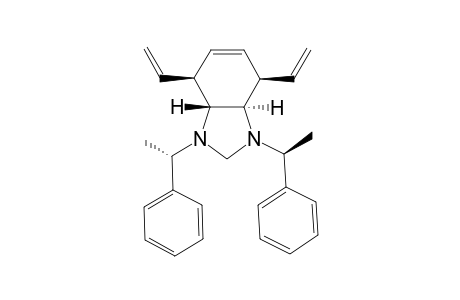 1,3-Bis[1(S)-phenylethyl)]-4(R),5(R),6(S),9(R)-6,9-diethenyl-2,3,4,5,6,9-hexahydro-1,3-diazaindene