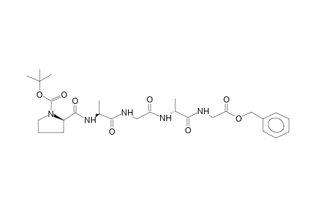 TERT-BUTOXYCARBONYL-PROLINE-D-ALANINE-GLYCINE-ALANINE-GLYCINE-O-BENZYLPEPTIDE