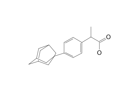 .alpha.-[4-(Adamantyl-1)phenyl]propionic acid