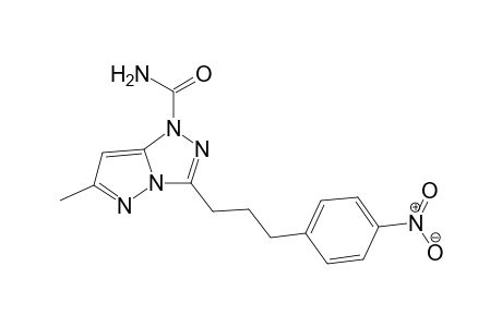 1H-pyrazolo[5,1-c]-1,2,4-triazole-1-carboxamide, 6-methyl-3-[3-(4-nitrophenyl)propyl]-
