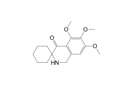 Spiro[cyclohexane-1,3'(4'H)-isoquinolin]-4'-one, 1',2'-dihydro-5',6',7'-trimethoxy-