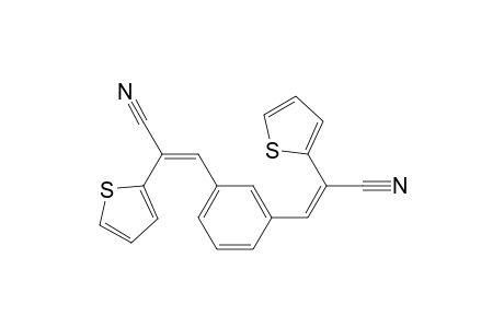 1,3-Bis(2-cyano-2.alpha.-thienylethenyl)benzene
