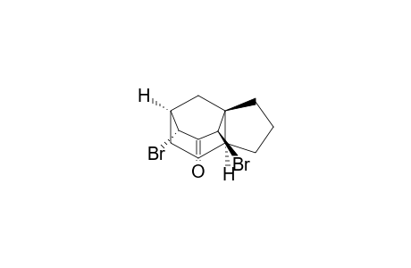 3a,7-Methano-3aH-cyclopentacycloocten-5(4H)-one, 4,6-dibromooctahydro-, (3a.alpha.,4.beta.,6.beta.,7.alpha.,9a.alpha.)-