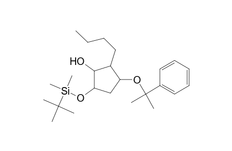 Cyclopentanol, 2-butyl-5-[[(1,1-dimethylethyl)dimethylsilyl]oxy]-3-(1-methyl-1-pheny lethoxy)-, (1.alpha.,2.beta.,3.alpha.,5.beta.)-