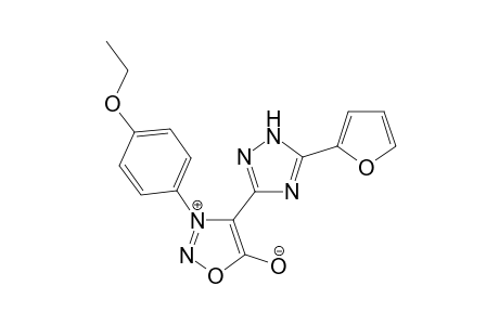 5-(2-Furyl)-3-[3-(4-ethoxyphenyl)sydnon-4-yl]-1H-[1,2,4]triazole